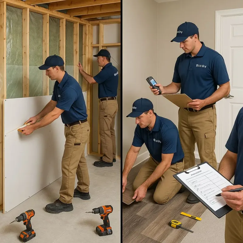 Repairs and Reconstruction process in McKees Rocks, PA
