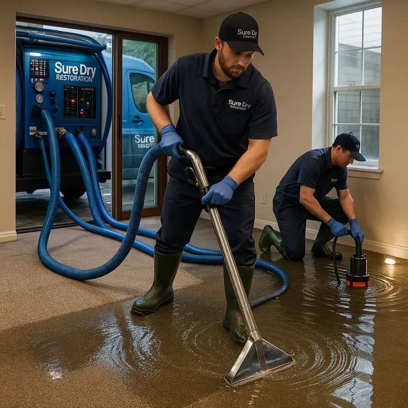 Water Extraction and Removal process in McKees Rocks, PA